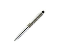 Online 33660 3d stylo bille rétractable et stylus idéal pour le sac à main agenda gris