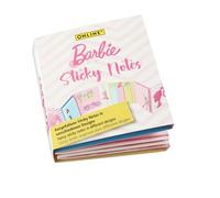 ONLINE Barbie Sticky Notes Booklet I Lot de 7 notes autocollantes de différentes formes I Notes autocollantes pour l'école, le bureau et la vie quotidienne dans de beaux designs Barbie I Excellent