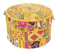 Online Big Bazar Pouf, pouf ottoman en coton fait à la main, housse de pouf 14 x 22 cm