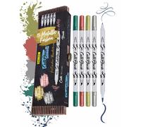 Online Calli.Brush Handlettering Brush-Pens Metallic Set of 5 brush pens Cal