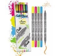 Online Calli.Brush Handlettering Brush-Pens NEON Set of 5 brush pens Calligr