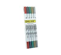 Online Stylos feutre Calli.Brush Métallique – Set 5 double-pointe 2,5 mm & pinceau – Métalliques