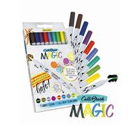 Online Calli.Brush Magique | encre qui change de couleur | lot de 10 stylos calligraphie pour colorier, dessiner, écrire | feutres coloriage multicolore | encre non toxique pour enfants et adultes