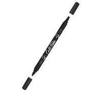 Online Calli.Twin Pen avec double pointe noire, double contour et pointe de calligraphie, stylos pinceaux de lettrage à la main, stylos colorés Bullet Journal