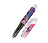 Online College Papillon - Stylo roller à cartouche d'encre - Pour droitiers et gauchers - Poignée ergonomique - Stylo roller de qualité supérieure - Cartouches d'encre standard - Avec cartouche