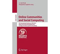 Online Communities And Social Computing