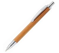 Online Design Maple Mini Stylo à bille avec clip métallique, mine standard D1 bambou