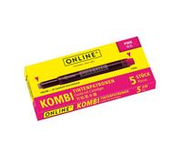 Online Double-Sided Pen Ink cartridges, Universal Pen Refills, Compatible with A