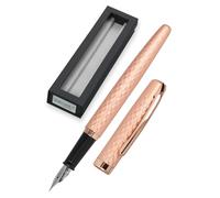 Online Eleganza Fountain Pen Diamond I Rosegold I Nib Size M I Metal Clip I Incl