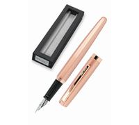 Online Eleganza Fountain Pen I Rosegold I Nib Size M I Metal Clip I Includes Ink