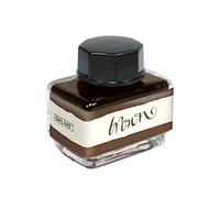 ONLINE Encre marron, pot à encre 15ml, encre de remplissage multicolore pour calligraphie, handlettering, encre d'écriture, encrier pour convertisseur, encre de recharge à base d'eau