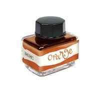 ONLINE Encre orange, pot à encre 15ml, encre de remplissage multicolore pour calligraphie, handlettering, encre d'écriture, encrier pour convertisseur, encre de recharge à base d'eau