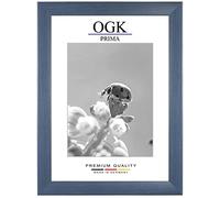 Online-GalleryKing Cadre photo en bois 32 x 34 cm Bleu ardoise | Photos | Affiches | Puzzles | Galerie | Cadre