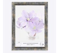 Online-GalleryKing Cadre photo en bois 77 x 102 cm Bleu Argent Or | Photos | Affiches | Puzzles | Galerie | Cadre