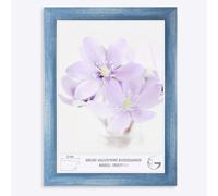 Online-GalleryKing OGK Thirtyfive Cadre photo 30 x 40 cm Bleu clair avec cadre en bois MDF entièrement gainé, verre synthétique antireflet 1 mm et panneau arrière HDF 3 mm pour format portrait et