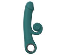 Online Only - Double Lust - Vibromasseur Flexible Snail - Vert