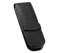 Online Étui pour deux stylos 90759 – Cuir véritable, taille standard – Noir
