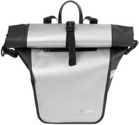 Online Shopping-Bicycle Bag 2in1-100% Waterproof-Rolltop-Silver-17-28 Liters-Single Bike Bag