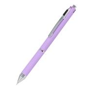 stylo à bille 4-en-1 lavande | stylo et crayon | stylo multicolore multifonctionnel | 3 mines pour stylo en bleu, noir et rouge, et une mine de crayon à papier | inclus gomme à effacer
