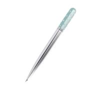 Online Stylo à bille Crystal Pen avec pierres strass scintillantes en turquoise, élégant stylo dans une boîte cadeau, avec recharge internationale de grande capacité, écriture noire, idée cadeau