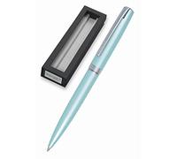 Online Stylo à bille Eleganza - métal rétractable, recharge remplaçable, encre noire, turquoise