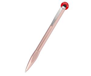 Online Stylo à bille et stylet tactile en métal avec pointe stylet, manche ergonomique, couleur de l'encre : bleu, recharge interchangeable de grande capacité, stylo multifonction, couleur : or rose