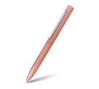 Online stylo à bille OCTOPEN rosegold I stylo bille à mécanisme tournant en aluminium I forme octogonale I recharge internationale de grande capacité I écriture bleue