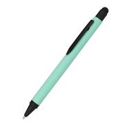 Online Stylo à bille rétractable en aluminium Stylus Mint, recharge de grande capacité interchangeable, couleur d'écriture bleue, avec toucher softtouch, stylo avec stylet tactile, 1 pièce