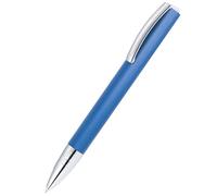 Online Stylo à bille Vision Bleu, stylo rétractable en aluminium, avec recharge internationale medium, encre noire indélébile, mine rechargeable, en coffret cadeau