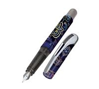 Online Stylo à encre College Game Time│ stylo plume ergonomique pour l'école │ plume moyenne, partie soft grip │ pour cartouches d'encre standard │ rechargeable │idéal pour enfants