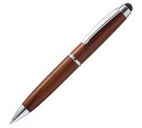 Online Stylo-bille Design bois de rose avec pince métal stylet Standard, D1-Mine-Noir