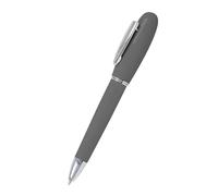 ONLINE Stylo bille Highway Anthracite I avec mécanisme rotatif I équipé d’une recharge internationale de grande capacité | Couleur d’écriture: noir | Avec clip métallique robuste et corps en aluminium