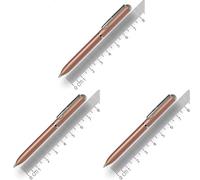 Online stylo bille Mini Portemonnaie Rosé, rétractable, recharge standard D1 bleu, indélébile, petit stylo à bille - seulement 8 cm
