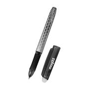 Online stylo gel effaçable magiXX Noir | Stylo à encre gel thermosensible effaçable noire | stylo roller rechargeable avec gomme | pointe moyenne | idéal pour apprendre à écrire, école