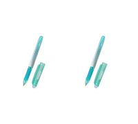 Online stylo gel effaçable magiXX Turquoise | Stylo à encre gel thermosensible effaçable turquoise | stylo roller rechargeable avec gomme | pointe moyenne | idéal pour apprendre à écrire, école