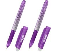 Online stylo gel effaçable magiXX Violette | Stylo à encre gel thermosensible effaçable violette | stylo roller rechargeable avec gomme | pointe moyenne | idéal pour apprendre à écrire, école