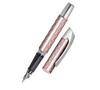 ONLINE Stylo plume de calligraphie Campus Diamond Rose, manche ergonomique, large plume de calligraphie de 1,8 mm, cartouches d'encre standard, cartouche combinée bleue, convient aux personnes souffrant d'allergies