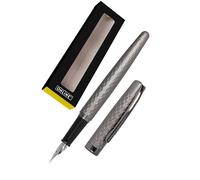 Online stylo-plume Eleganza Diamond │ stylo en métal │ plume en iridium M │ convient aux cartouches d'encre standard ou convecteur │ boîte cadeau | couleur titan