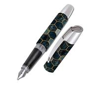 Online Stylo plume ergonomique pour l'école - Campus Hexagon - plume iridium M (moyenne) robuste, utilise des cartouches d'encre standard, rechargeable, pour filles/garçons/adultes