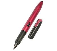 ONLINE Stylo plume ergonomique - Switch Ruby - plume M (moyenne), pour cartouches d'encre standard, rechargeable, avec stylus tip, convient pour droitiers et gauchers, pour filles/garçons/adultes