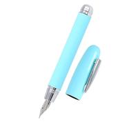 ONLINE Stylo plume Highway Blue I Stylo plume blue pastel avec plume en iridium M I Pour cartouches d'encre standard et convertisseur I ergonomique I pour enfants et adultes