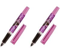 Online Stylo roller à cartouche d'encre Bachelor Design cheval, pour droitiers et gauchers, poignée ergonomique, roller, cartouches d'encre standard, y compris cartouche combi bleue (Lot de 2)