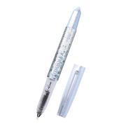 Online stylo roller effaçable Blanc, stylo roller à cartouches d'encre bleue, grip ergonomique, cartouche d'encre inluse, stylo effaçable rechargeable, ideal pour enfants et pour l'école
