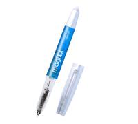 Online stylo roller effaçable Bleu, stylo roller à cartouches d'encre bleue, grip ergonomique, cartouche d'encre inluse, stylo effaçable rechargeable, ideal pour enfants et pour l'école