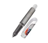 Online stylo roller ergonomique Peace │ pour l'école et le lycée │ poignée souple pour gauchers et droitiers │ cartouches d'encre standard, rechargeables, couleur bleue │ stylos pour étudiants
