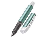 Online stylo roller ergonomique Turquoise, pour l'école et le lycée, poignée souple pour gauchers, droitiers, cartouches d'encre standard, rechargeables, couleur bleue, stylos pour étudiants 12585/3D