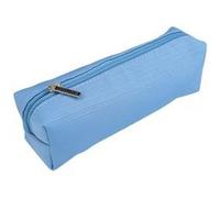 Online Trousse/fourre-Tout Premium rétro Bleu I étui à Crayons élégant pour garçons et Filles I fourre-Tout avec Zip Pratique I 1 Compartiment I idéal pour l'école, l'université et Le Bureau