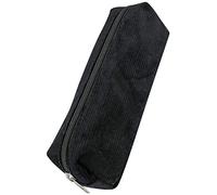 Online Trousse Scolaire Noire, fourre-Tout pour l'école et lycée, étui à Crayons pour Filles et garçons, Grande capacité, Design Cord Black