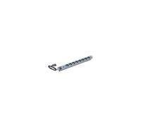 Online USV - Unité de distribution d'alimentation (rack-montable) - entrée : IEC 60320 C14 - connecteurs de sortie : 8 (power CEE 7/7) - 1U - 19" - gris clair, RAL 7035 - pour XANTO RT 1000...