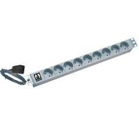 Online USV - Unité de distribution d'alimentation (rack-montable) - entrée : IEC 60320 C20 - connecteurs de sortie : 9 (power CEE 7/7) - 1U - 19" - gris clair, RAL 7035